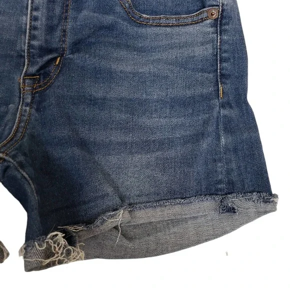 American Eagle Hi-Rise Shortie Denim Jean Shorts Womens 8 - Picture 5 of 10